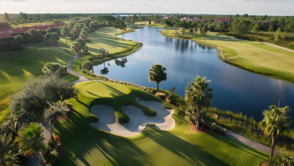Villa in Dubai Golf Community mit grüner Umgebung