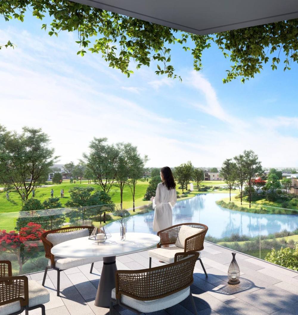 Villa mit grüner Terrasse in einer Premium-Community in Dubai